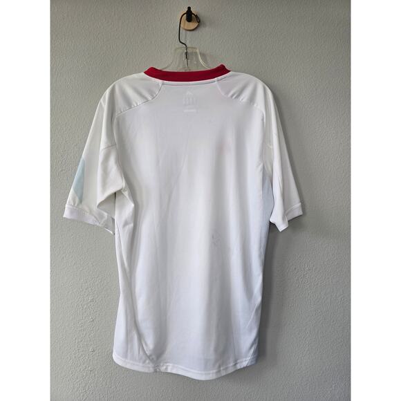 Adidas Team GB London 2012 Soccer Jersey White ClimaCool Shirt Size L Pre-owned - Picture 2 of 10